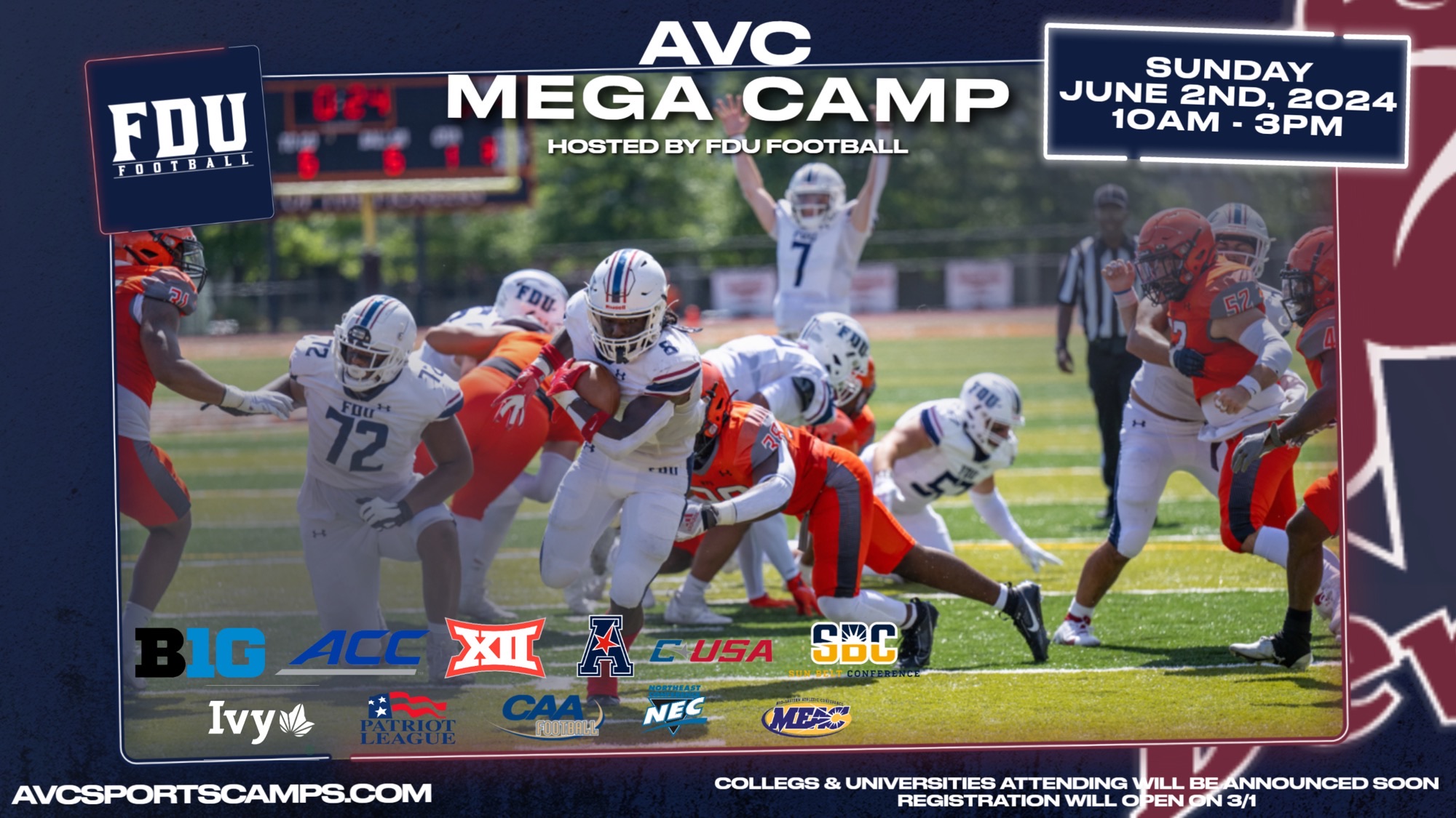 AVC Sports Camps at Fairleigh Dickinson University at Florham